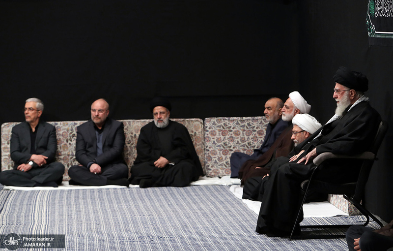 مراسم عزاداری شب شهادت حضرت فاطمه‌زهرا (س) در حسینیه امام خمینی