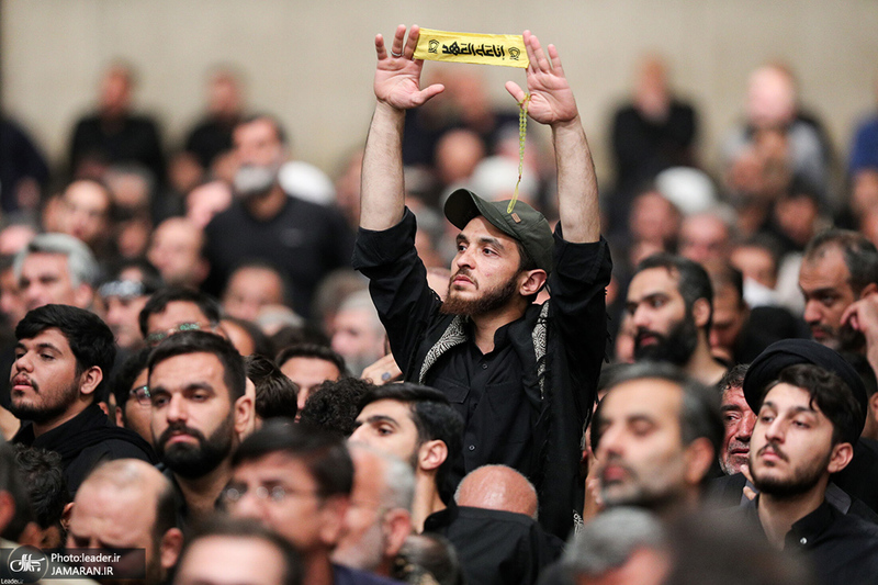 مراسم عزاداری شهادت امام رضا (ع) در حسینیه امام خمینی