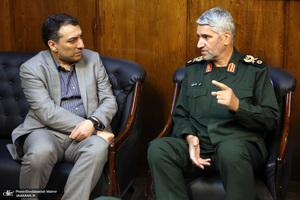 بازدید سردار علی فضلی از نگارستان جماران