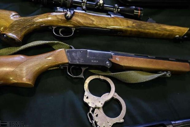 ۱۲ قبضه اسلحه شکاری غیرمجاز در مهاباد کشف شد