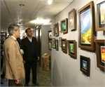 برگزاری نمایشگاه نقاشی قاب مشترک امین بختیاری و امید فاضلی در اهواز