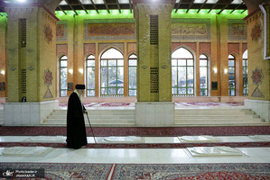 حضور رهبر معظم انقلاب در مرقد مطهر امام خمینی(س) و گلزار شهیدان