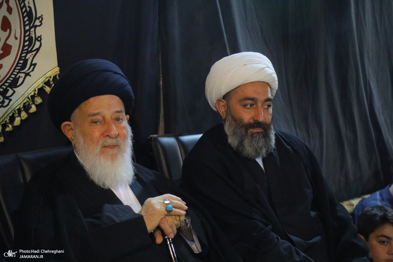 مراسم عزاداری دهه اول ماه صفر در بیت آیت الله شاه آبادی در قم‎