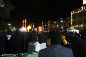 مراسم احیای شب بیست و یکم ماه رمضان در حرم کریمه اهل بیت(س)