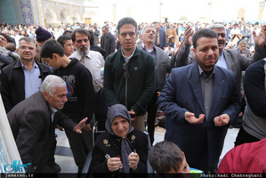 مراسم آغاز سال نو در حرم مطهر حضرت فاطمه معصومه(س)