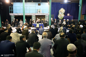 مراسم بزرگداشت آیت الله حسن صانعی (ره) در حسینیه جماران -1