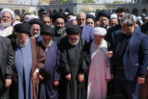 مراسم تشییع آیت الله العظمی شبیری زنجانی -۱