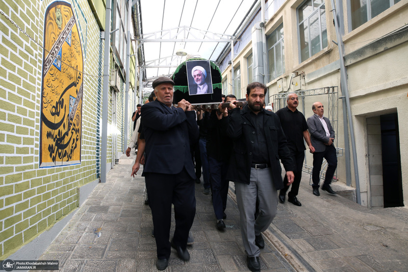 مراسم تشییع و اقامه نماز بر پیکر مرحوم جماعتی