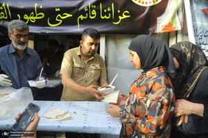 ایستگاه صلواتی کتائب سیدالشهداء عراق به مناسبت رحلت امام خمینی در قم