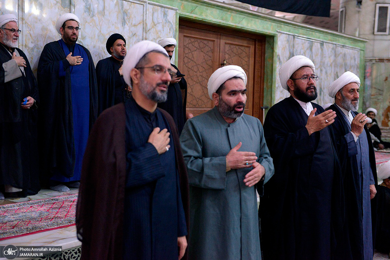 اولین شب عزاداری حضرت اباعبدالله الحسین (ع) در حرم امام خمینی