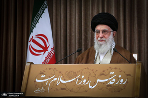 سخنرانی رهبر معظم انقلاب به‌مناسبت روز جهانی قدس