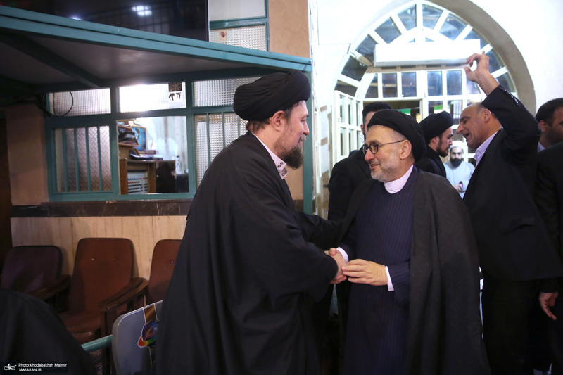 مراسم سالگرد رحلت آیت‌الله سید محمد موسوی بجنوردی در حسینیه جماران  -1