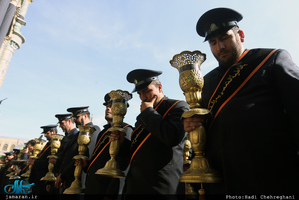  عزاداری شهادت حضرت علی ابن موسی الرضا(ع) در حرم مطهر حضرت معصومه(س)