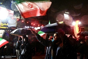 اجتماع مردمی در میدان تجریش تهران