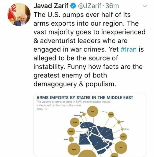 ظریف: حقایق بزرگترین دشمن عوامفریبی و پوپولیسم است