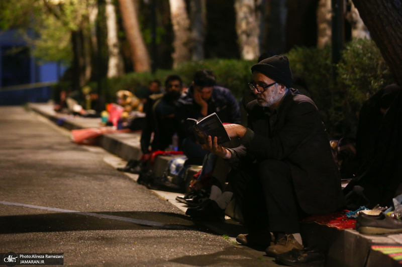احیای شب بیست و سوم ماه مبارک رمضان در دانشگاه تهران