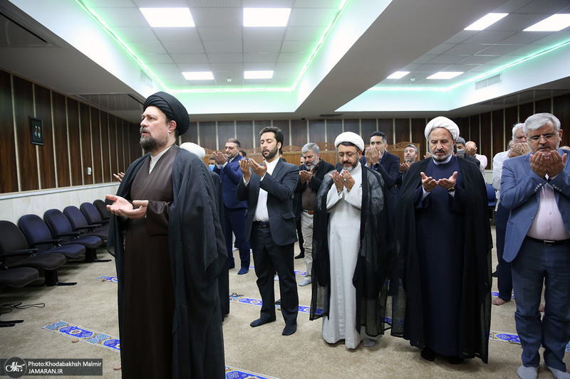 دیدار نوروزی سید حسن خمینی با کارکنان موسسه تنظیم و نشر آثار امام خمینی (س)