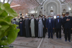 تجدید میثاق مسئولان و کارکنان سازمان حج و زیارت و بعثه مقام معظم رهبری با آرمان‌های حضرت امام(س)