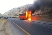 جزئیات تازه‌ای از سانحه آتش سوزی اتوبوس در تفت