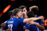 والیبال قهرمانی اروپاl صعود اسلوونی و فرانسه به نیمه نهایی