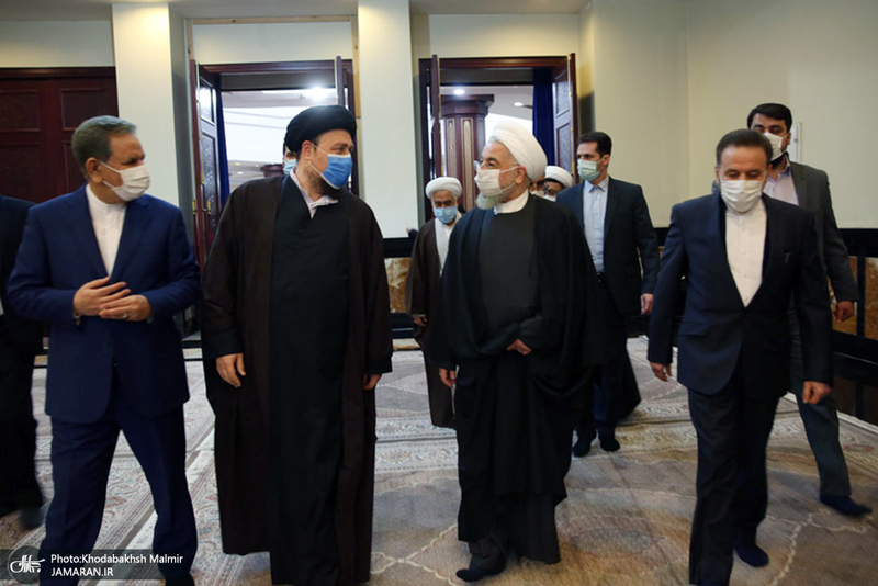 تجدید میثاق رئیس جمهور و اعضای هیأت دولت با آرمان‌های حضرت امام(س)