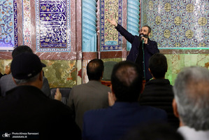 مراسم ختم خواهر محمود احمدی نژاد