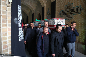 مراسم وداع با پیکر آیت الله محمد امامی کاشانی