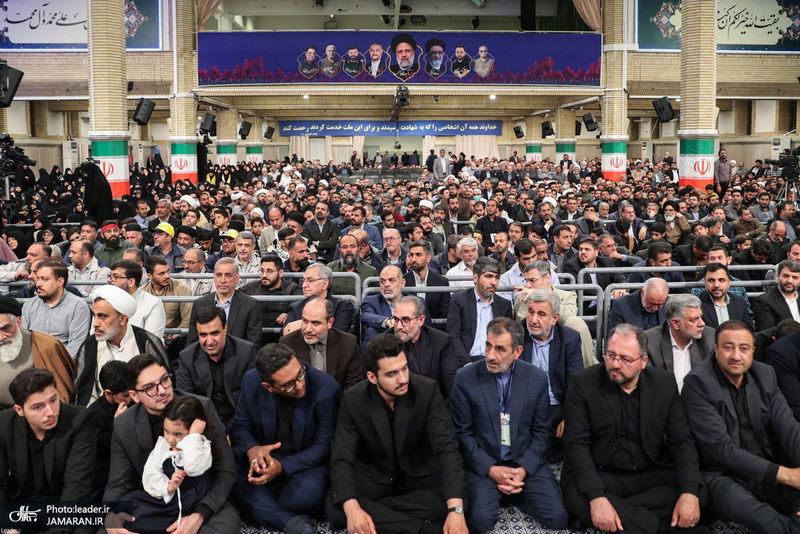 مراسم بزرگداشت شهید رئیسی و شهدای پرواز اردیبهشت