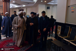 تجدید میثاق روحانیون و طلاب حوزه علمیه تهران با آرمان های حضرت امام(س)