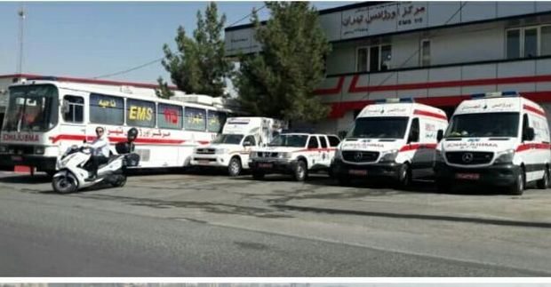 اعزام آمبولانس‌های اورژانس به منطقه زلزله زده فیروزآباد لرستان