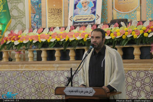 مراسم بزرگداشت حجت الاسلام و المسلمین دکتر احمدی در شبستان امام خمینی حرم حضرت معصومه