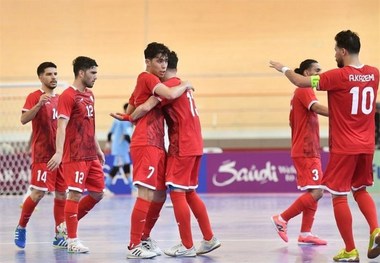برد افغانستان مقابل عربستان در فوتسال جام ملت های آسیا