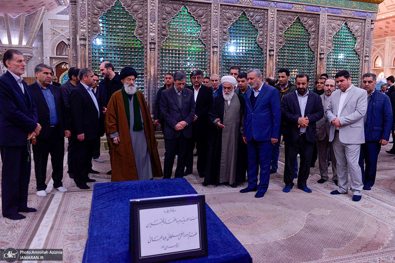 تجدید میثاق رئیس، مدیران و کارکنان ستاد اجرایی فرمان امام با آرمان‌های حضرت امام خمینی (س)