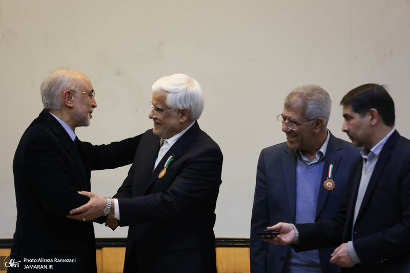 مراسم استاد ممتازی دانشگاه صنعتی شریف با حضور عارف