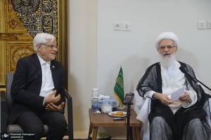 دومین روز سفر محمدرضا عارف به قم