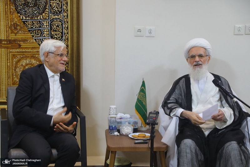 دومین روز سفر محمدرضا عارف به قم