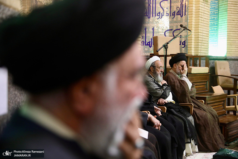 مراسم ختم همسر آیت الله سید علی سیستانی