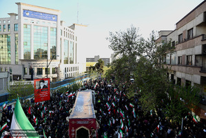 مراسم تشییع پیکر سردار دریابان پاسدار، شهید علیرضا تنگسیری، فرمانده نیروی دریایی سپاه و جمعی از شهدای والامقام