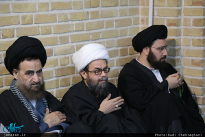مراسنم عزاداری شهات حضرت زهرا(س) در بیت تاریخی امام خمینی در قم