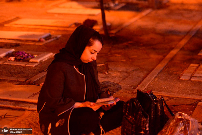 احیای شب بیست و یکم ماه مبارک رمضان در گلزار شهدای بهشت زهرا (س)