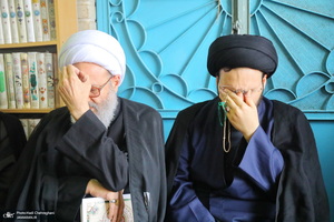 مراسم تشییع و خاکسپاری آیت الله حسن صانعی (ره) در قم