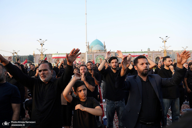 آيين چهار پایه خوانی در روز شهادت امام رضا (ع)
