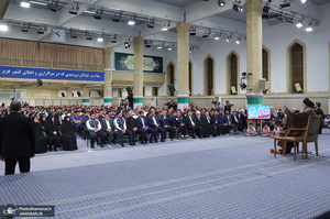 دیدار قهرمانان و مدال‌آوران ورزشی و المپیادهای علمی جهانی با رهبر معظم انقلاب