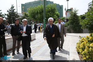 حضور سید حسن خمینی در مراسم ختم حجت الاسلام و المسلمین حمیدزاده 