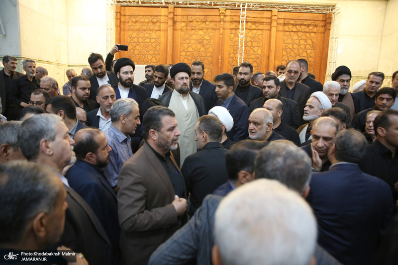 مراسم تشییع نوه حجت الاسلام والمسلمین علیخانی در حرم مطهر امام خمینی (س)