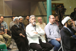 دیدار اعضای جبهه فرهنگی نقلاب اسلامی با سید حسن خمینی