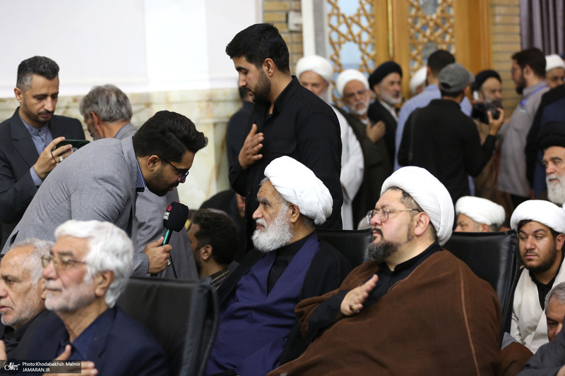 مراسم چهلم شهیدان لاریجانی در حرم مطهر حضرت معصومه (س) -2