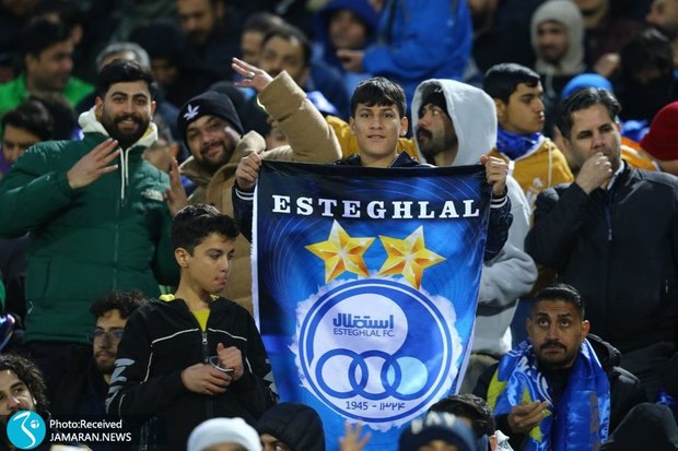 استقبال پرشور آبی ها؛ آزادی پر شد+ویدیو