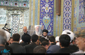 مراسم تشییع و تدفین آیت الله نصرالله شاه آبادی(ره) در قم 