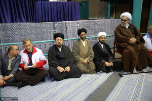 تجدیدمیثاق اعضای سازمان جوانان جمعیت هلال احمر با آرمان‌های امام خمینی(س)؛